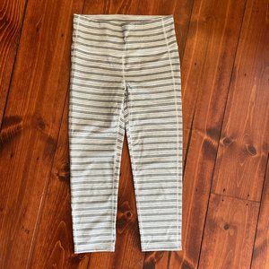 Athleta Striped Capri Yoga Leggings - Small